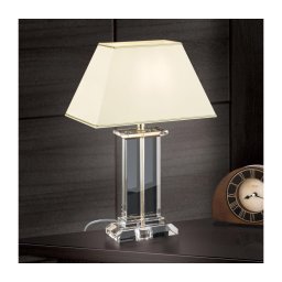 Orion LA 4-1202 - Lampă de cristal de masă VERONIQUE 1xE27/60W/230V crem/auriu