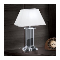 Orion LA 4-1202 - Lampă de cristal de masă VERONIQUE 1xE27/60W/230V alb/crom