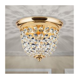 Plafonieră de cristal Orion DLU 1840/26 PLAFOND 1xE27/40W/230V d. 26 cm auriu