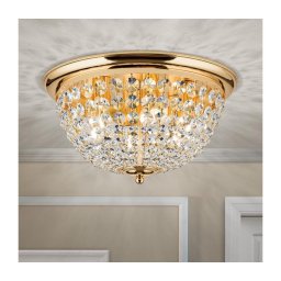 Plafonieră de cristal Orion DLU 1840/47 PLAFOND 6xE27/40W/230V d. 47 cm auriu