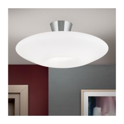 Plafonieră Orion DL 7-566/2 BLANC 2xE27/60W/230V d. 49 cm crom mat