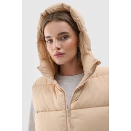 4f Polar Negru Cu Guler Înalt Regular Femei 4FSS23TFLEF049