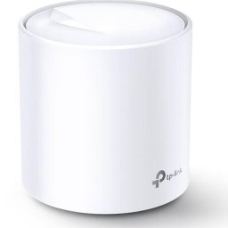 Sistem Mesh Wi-Fi TP-Link Deco X20(1-pack), AX1800, Dual-Band, Wi-Fi 6, Seamless Roaming, Self-Healing, Adaptive Path, Antivirus, Control Parental si Control Vocal, cu acoperire completa pentru casa