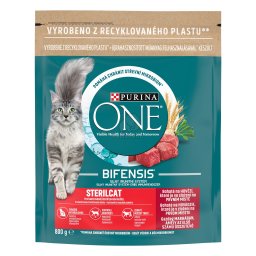 Purina One Bifensis Sterilcat hrană completă pentru pisici adulte - cu carne de vită 9,75 kg