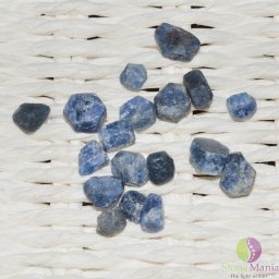 Safir albastru brut 4-8mm - lot 10g