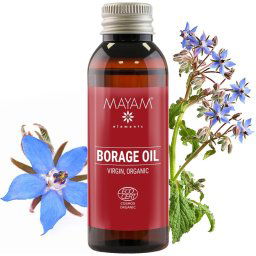 Ulei vegetal de Borago Bio virgin, Ecocert / Cosmos, Mayam 50ml