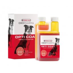 Supliment caini pentru blana lucioasa Opti Coat, Versele Laga, 250 ml