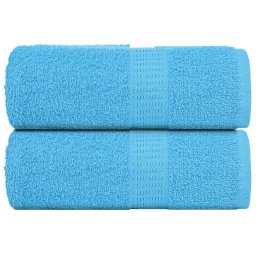 Prosoape de sapun 2 buc Turcoaz 30x30 cm 360 g/m² 100% bumbac GartenMobel Dekor