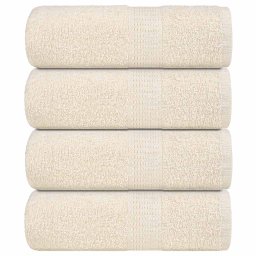 Prosoape de sapun 4 buc crema 30x30 cm 360 g/m² 100% bumbac GartenMobel Dekor