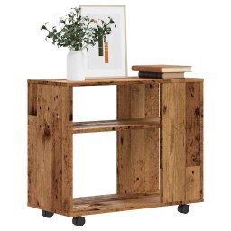 Masa laterala, lemn vechi, 70x35x55 cm, lemn compozit GartenMobel Dekor