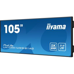 Display Profesional IPS LED iiyama ProLite 104.7" LH10551UWS-B1AG, 5K Ultra HD (5120 x 2160), HDMI, DisplayPort, Boxe, Negru
