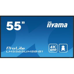 Afisaj Semne Design tip kiosk iiyama LH5565UHSB-B1 138,7 cm (54.6") LED Wi-Fi 800 cd/m² 4K Ultra HD Negru Procesor incorporat Android 11 24/7