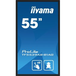 Ecran Profesional IPS LED Iiyama 54.6" TF5539AS-B1AG, UHD (3840 x 2160), HDMI, DisplayPort, Boxe, Negru