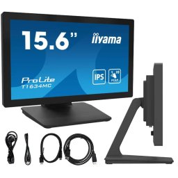 Monitor cu ecran tactil POS IP65, FHD, IPS, FHD, IP65, 15,6" iiyama T1634MC-B1S