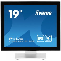 iiyama ProLite T1932MSC-W1SAG monitoare LCD 48,3 cm (19") 1280 x 1024 Pixel Full HD LED Ecran tactil Platou de masa Alb