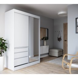 Dulap cu usi glisante si oglinda Haidar, ADRK Furniture