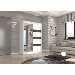 Dulap cu usi glisante si oglinda Toura, ADRK Furniture