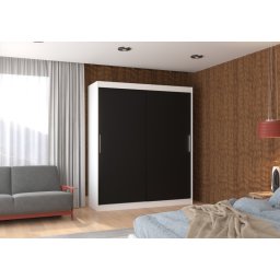 Dulap cu usi glisante 180x215 cm, Lincoln, ADRK Furniture