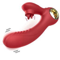 Vibrator LoveS Tongue and Vibe Red
