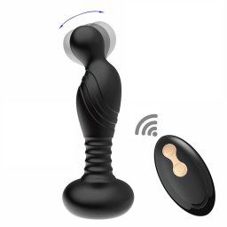 Vibrator anal LoveS Shaking Head Black