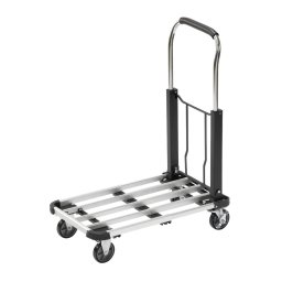 Carucior aluminiu Rollwagen 150 kg Meister, baza extensibila, maner reglabil,