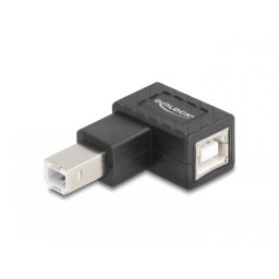Adaptor USB-B 2.0 unghi 90 grade dreapta T-M, Delock 67206
