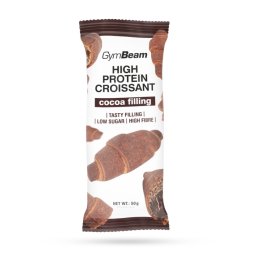 GymBeam Croissant proteic cu umplutură de cacao 50 g cacao