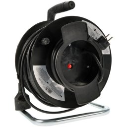 Cablu prelungitor pe tambur - 1 priză 50m SOLIGHT PB12