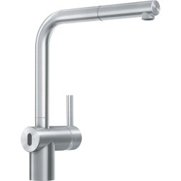 Baterie Franke Atlas Neo S, Extractibil, Monocomanda, Pipa rotativa, Inox 115.0625.523