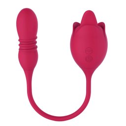 Vibrator LoveS Thrust and Lick Rose