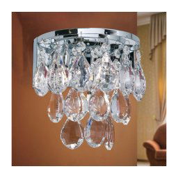 Aplică de cristal Orion WA 2-1369/2 CELESTE 2xG9/40W/230V crom