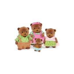 Set de figurine Li'l Woodzeez HEALTHNUGGLE familie de urși