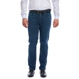 Blugi barbatesti regular fit, King, Indigo Blue (Marime pantalon: W32)