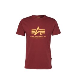 ALPHA INDUSTRIES Tricou galben / roșu carmin