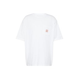 LEVI'S ® Tricou 'Workwear Tee' roșu / alb