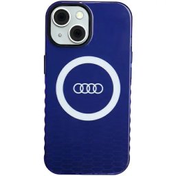 Husa Audi IML Big Logo MagSafe case for iPhone 15 / 14 / 13 - blue