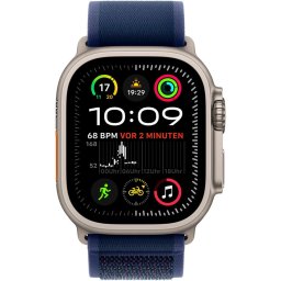 Smartwatch Watch Ultra 2, Smartwatch (grey, 49 mm, Trail Loop blue M/L, titanium case, cellular)