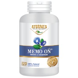 Memo On, 120 tablete, Ayurmed