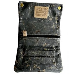 Portofel tutun cork Kavatza Pouch Golden Black Deluxe