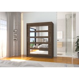 Dulap cu usi glisante si oglinda 150x200 cm, Modi, ADRK Furniture