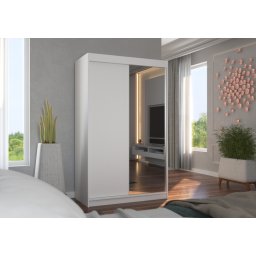 Dulap cu usi glisante si oglinda 120x200 cm, Rewena, ADRK Furniture