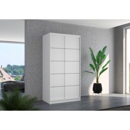 Dulap cu usi glisante 100x200 cm, Riva, ADRK Furniture