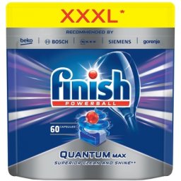 Detergent tablete pentru masina de spalat vase, 60 buc/set, Finish Quantum
