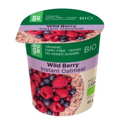 Activus Organic wholegrain oatmeal - Auga 60 g wild berries