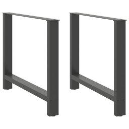 Picioare masuta de cafea Antracit 2 buc 90x(72-73) cm Otel GartenMobel Dekor