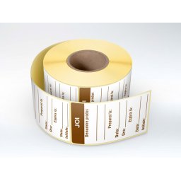 Etichete HACCP autocolante personalizate Zilele Saptamanii - JOI, 1000 buc rola, set 3 role
