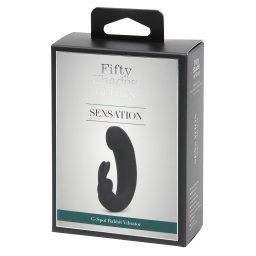 Sensation - vibrator cu braț pentru clitoris (negru)