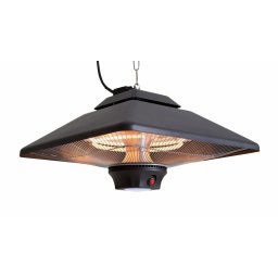 Sunred CE17SQ-B Heater, Incalzitor suspendat, 2000 W, Negru, Comutator pornit/oprit: telecomandă