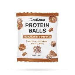 GymBeam Protein Balls 45 g macadamia & coconut