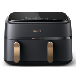 Friteuza 3000 series Dual Basket 2750W Aer Cald 8 Programe 9L